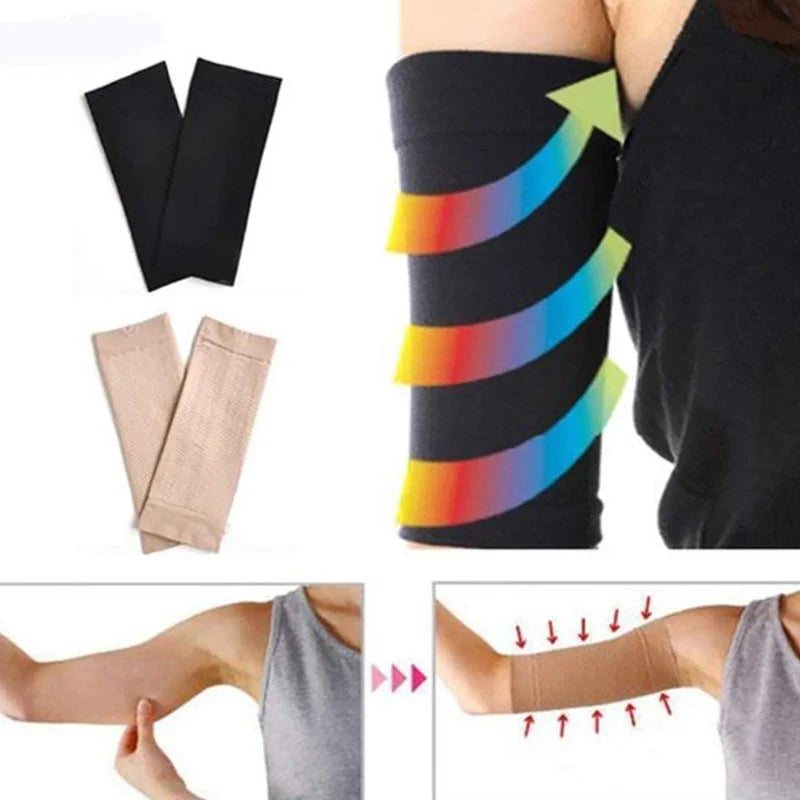 Women's Slimming Arm Shaper Sleeves – Elastic Compression Wrap