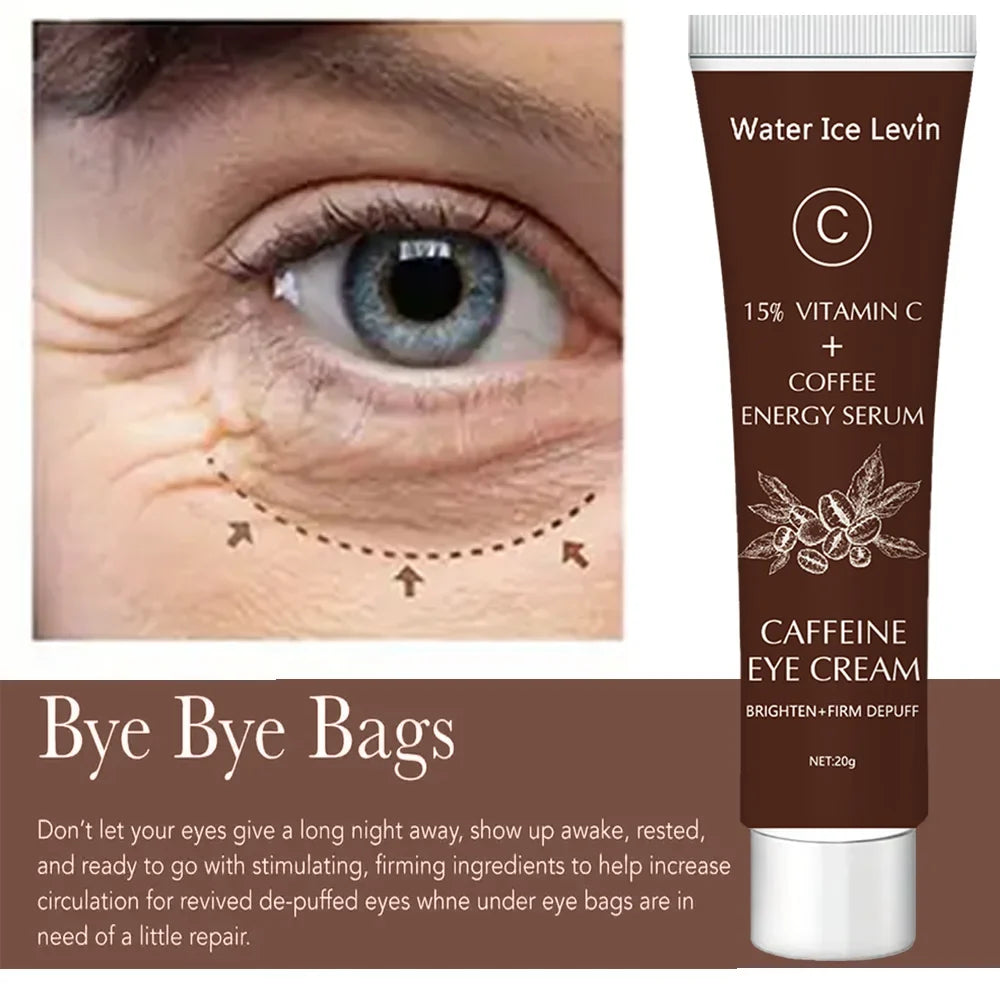 Caffeine & Vitamin C Eye Cream – Brightening Firming Serum