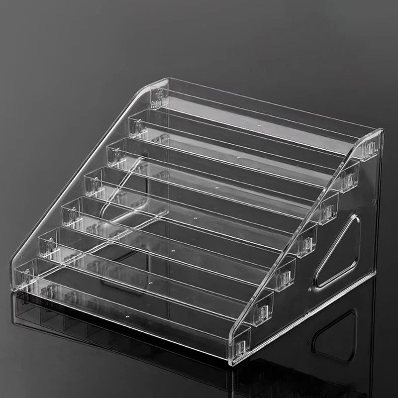 Clear Acrylic Nail Polish Display Stand | Multi-Layer Storage Rack