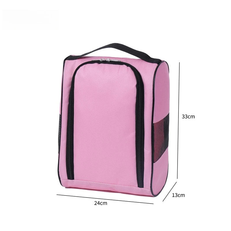 Portable Golf Shoe Bag Oxford Cloth Carrier Bags Breathable