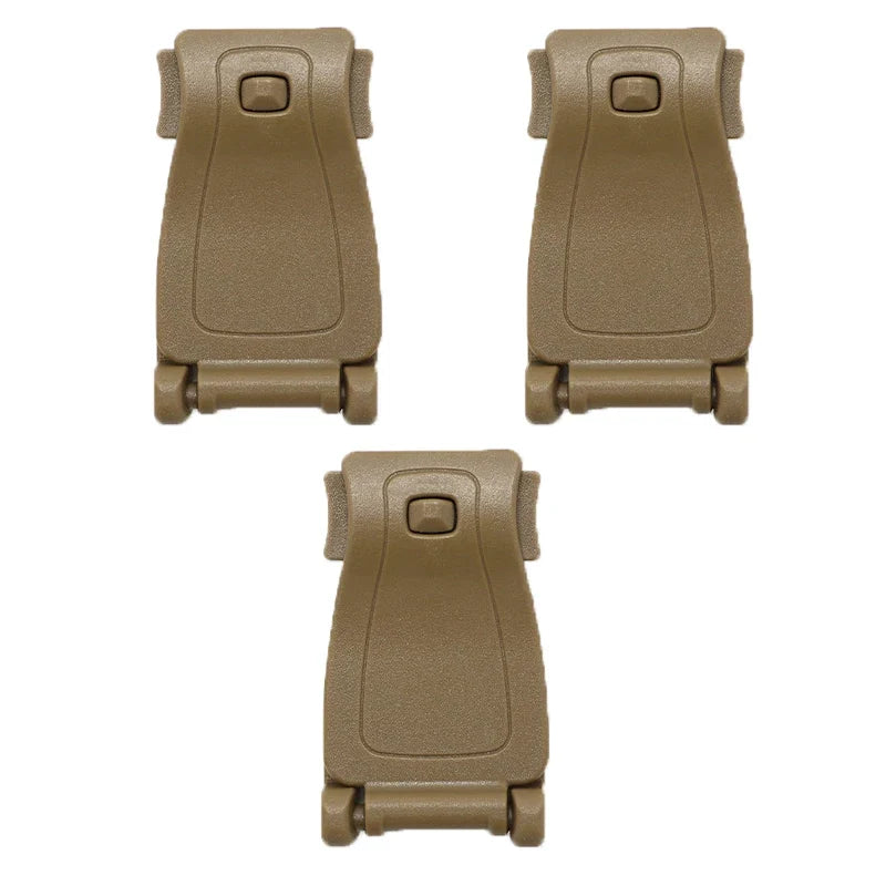 3-Pack MOLLE Webbing Buckle Clips for Tactical Backpacks