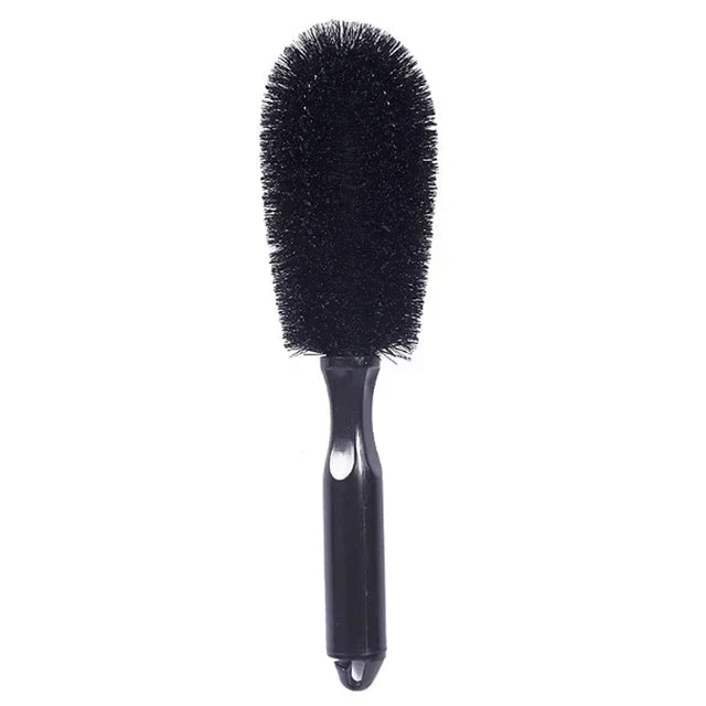 Car Wheel & Rim Detailing Brush | Tire Scrubber for Auto & Moto