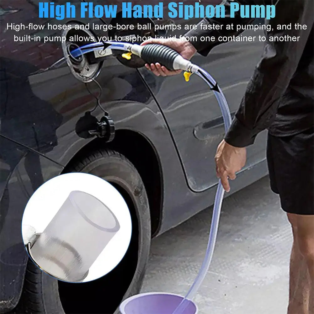 Manual Syphon Hand Pump – Fuel, Oil & Liquid Transfer