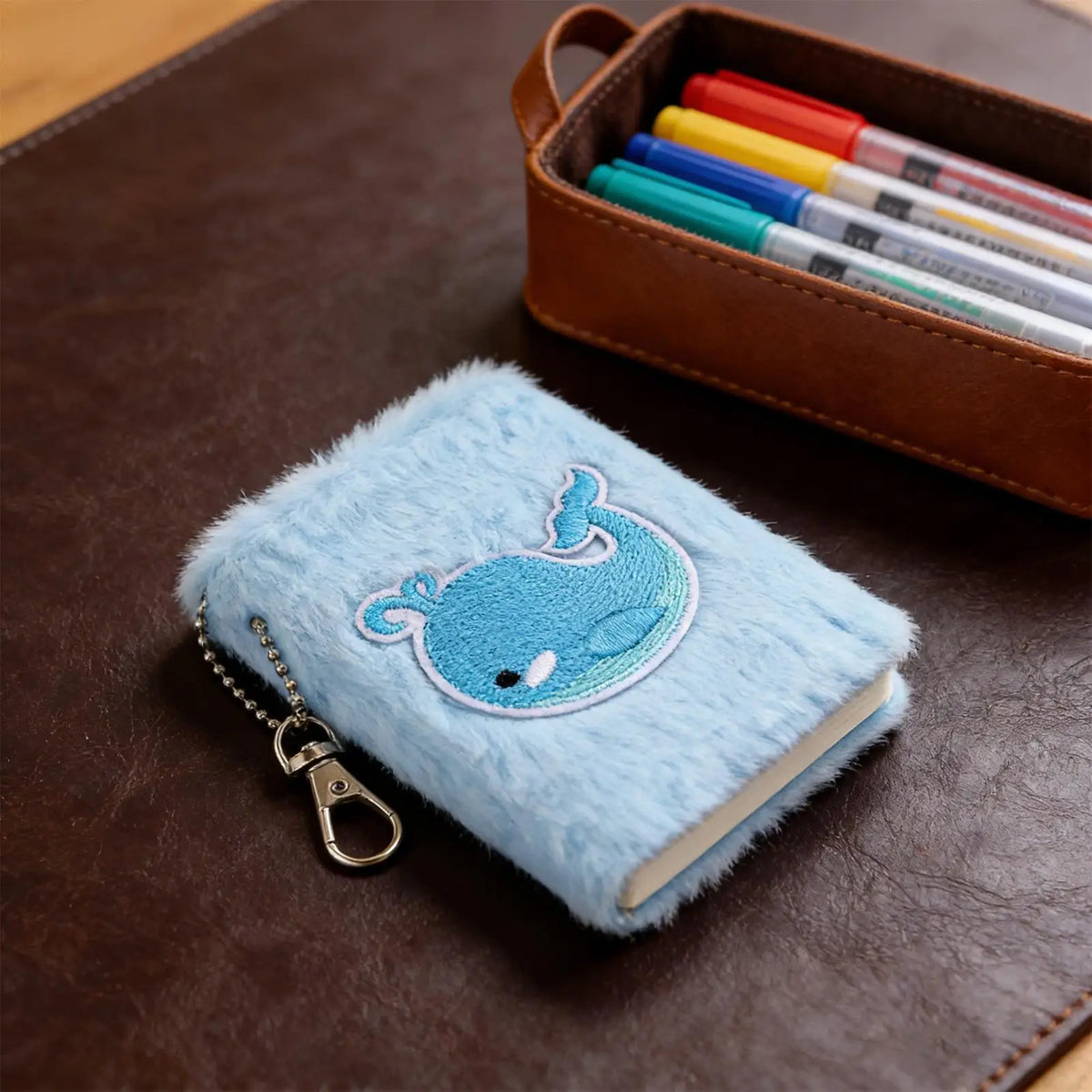 Little Notebook Pocket Keychain Smooth Writing Diary Small Notepad