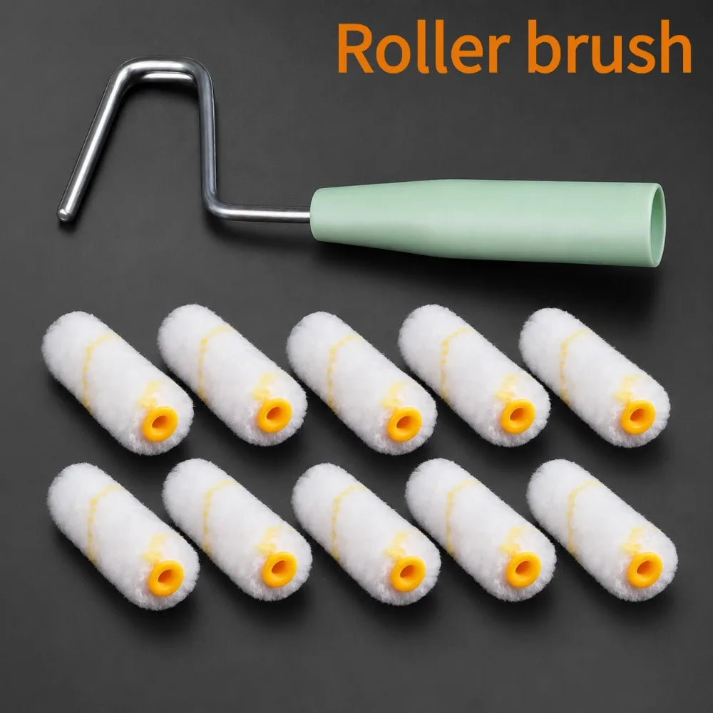 11-Piece Mini Paint Roller Set – Trim, Cabinets & Detail Work