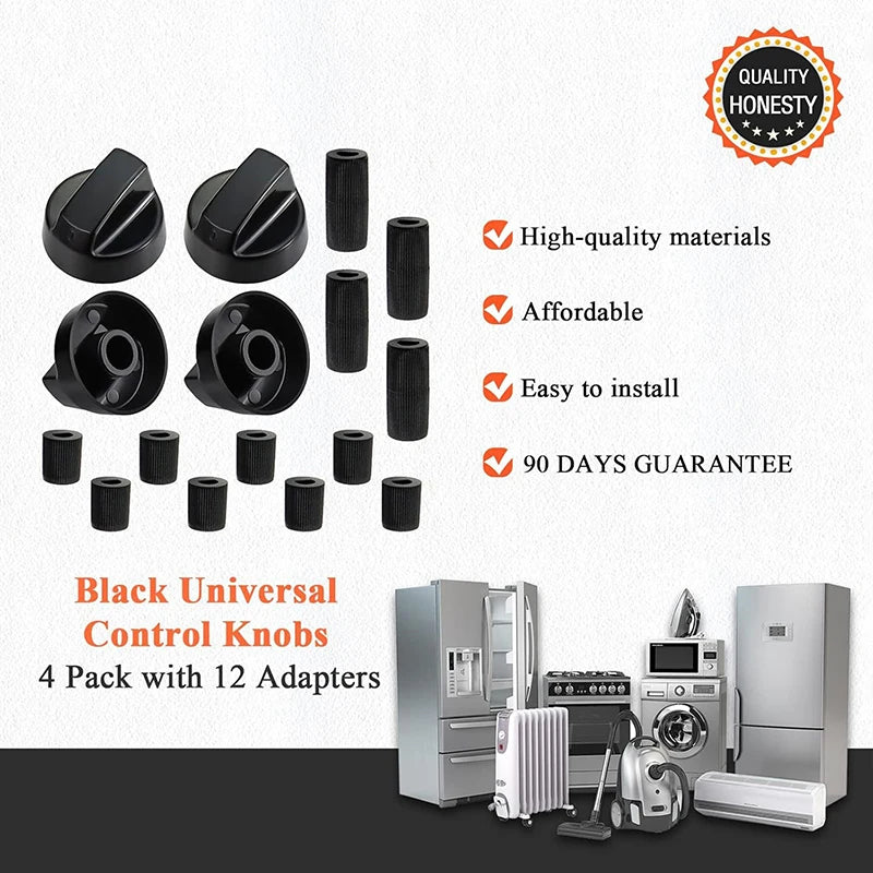Universal Switc Knob Plastic Gas Stove Control General Range Oven