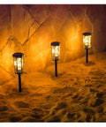 Solar Lamps Light Up Automatically When It Gets Dark Outdoor Inserted