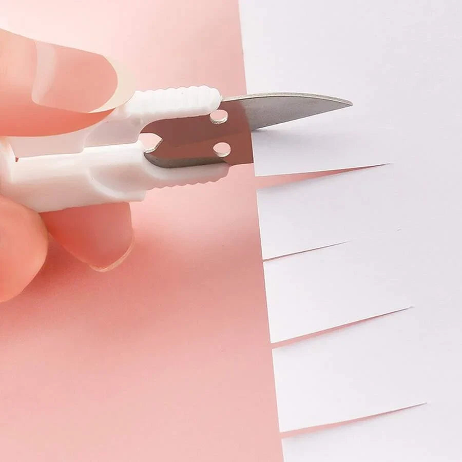V-Shape Spring Yarn Scissors with Cap – Cross-Stitch & Crafts