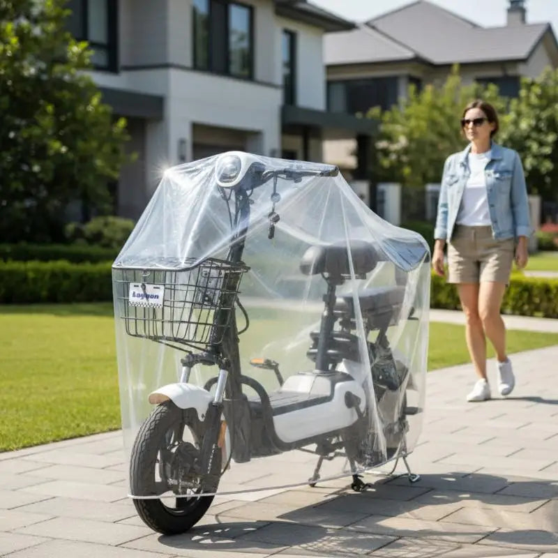 Transparent Motorbike Cover – Waterproof & Dustproof All-Weather