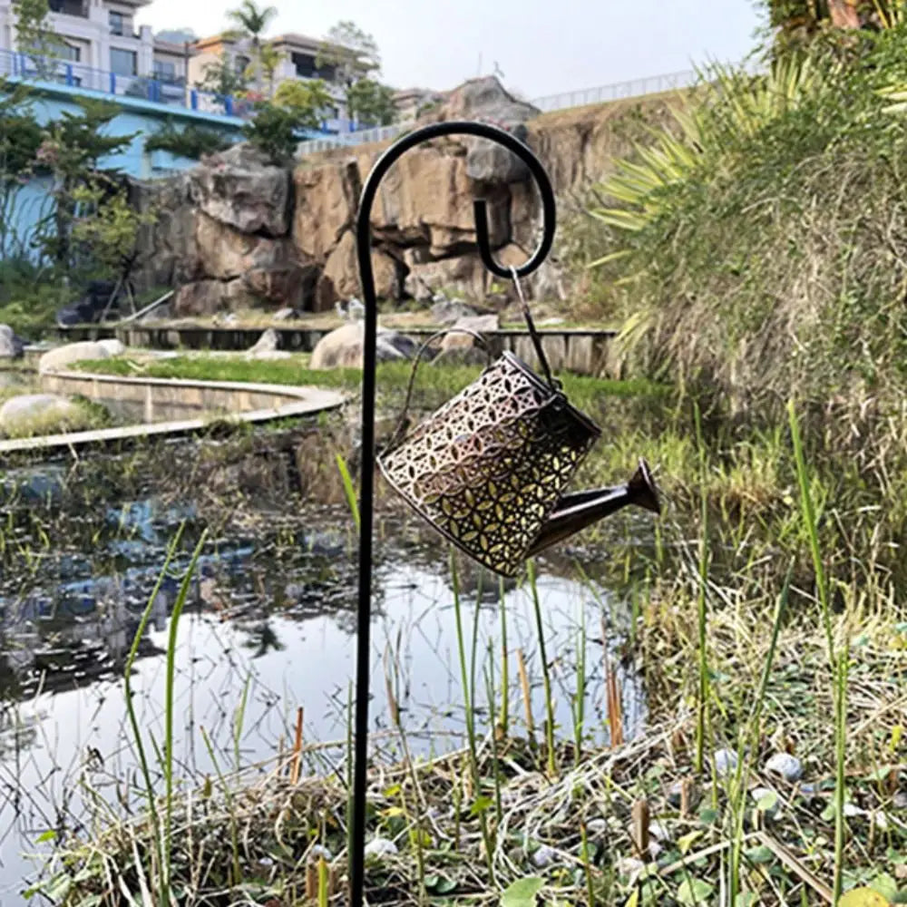 Rust-Proof Metal Shepherd Hook | Detachable Iron Garden Hook