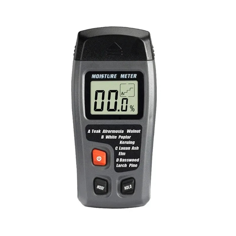 EMT01 Digital Wood Moisture Meter | 0–99.9% LCD Humidity Tester