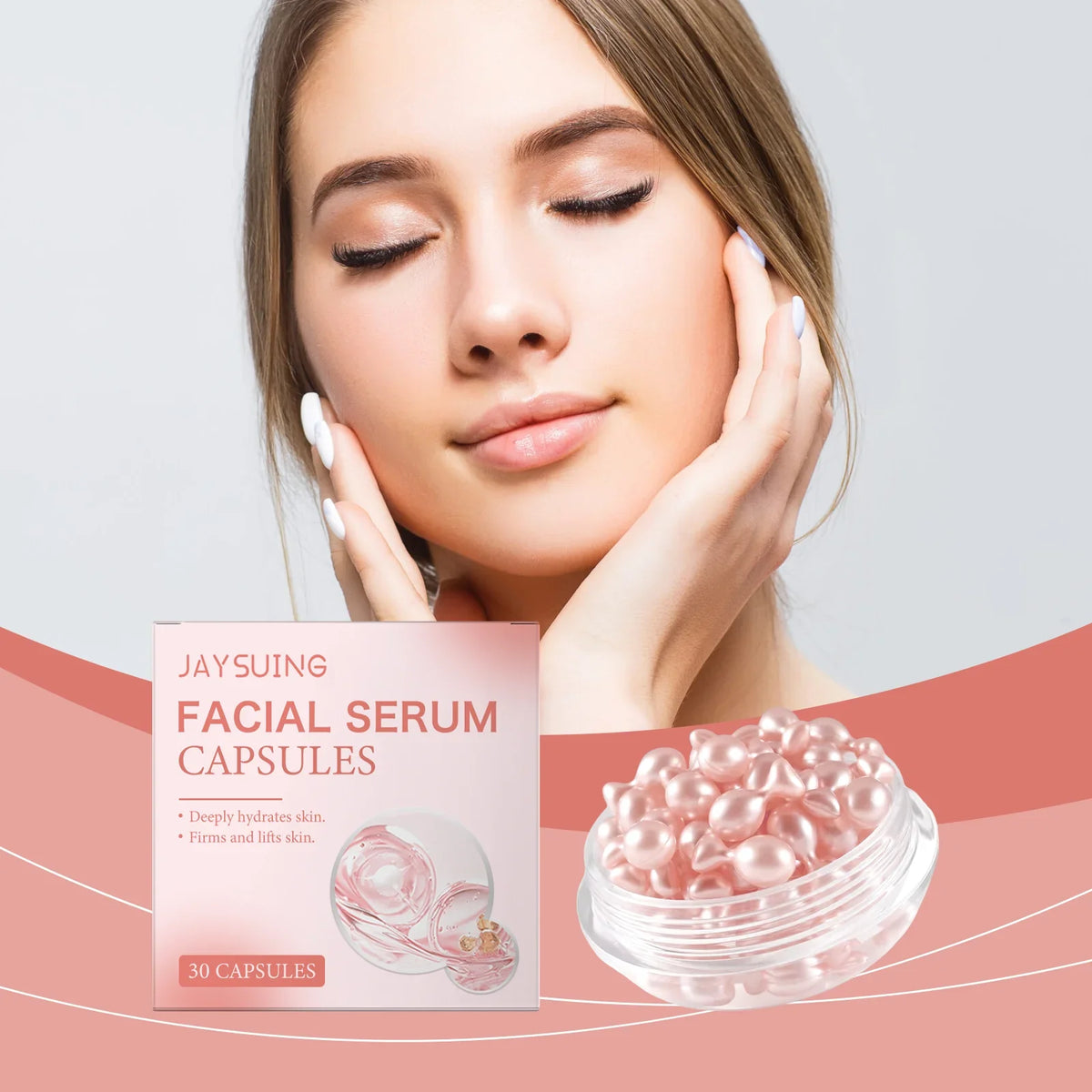 Jaysuing Retinol Face Essence Capsules – Firming Serum 30ct