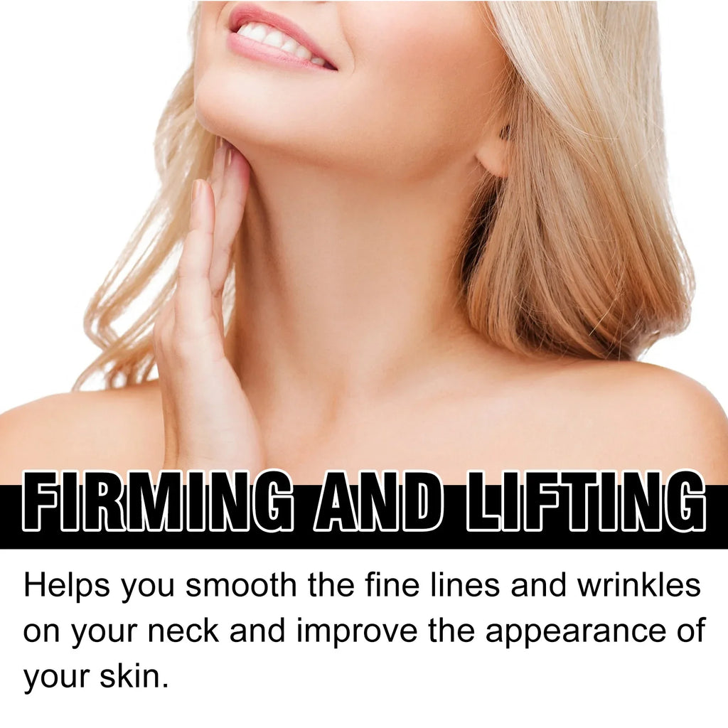Neck Firming Cream Fine Line Repair Anti Aging Remove Double Chin