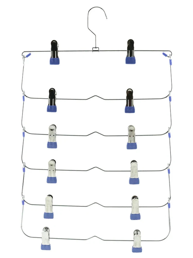 Multi Functional Folding Multi-layer Pants Rack Hanger Household Anti