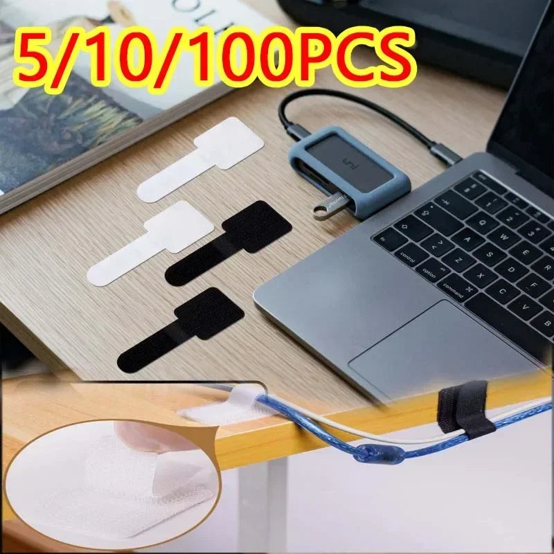 Reusable Cable Ties – Self-Adhesive Cord Organizer Straps