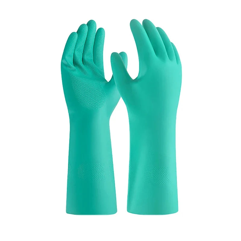 1Pair Chemical Acid Resistant Waterproof Long Sleeve Gloves Gardening