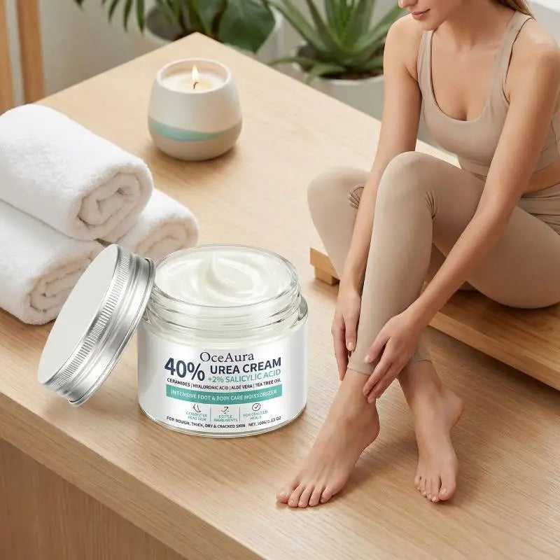 OceAura Intensive Moisturizing Foot Cream | Urea & Ceramide