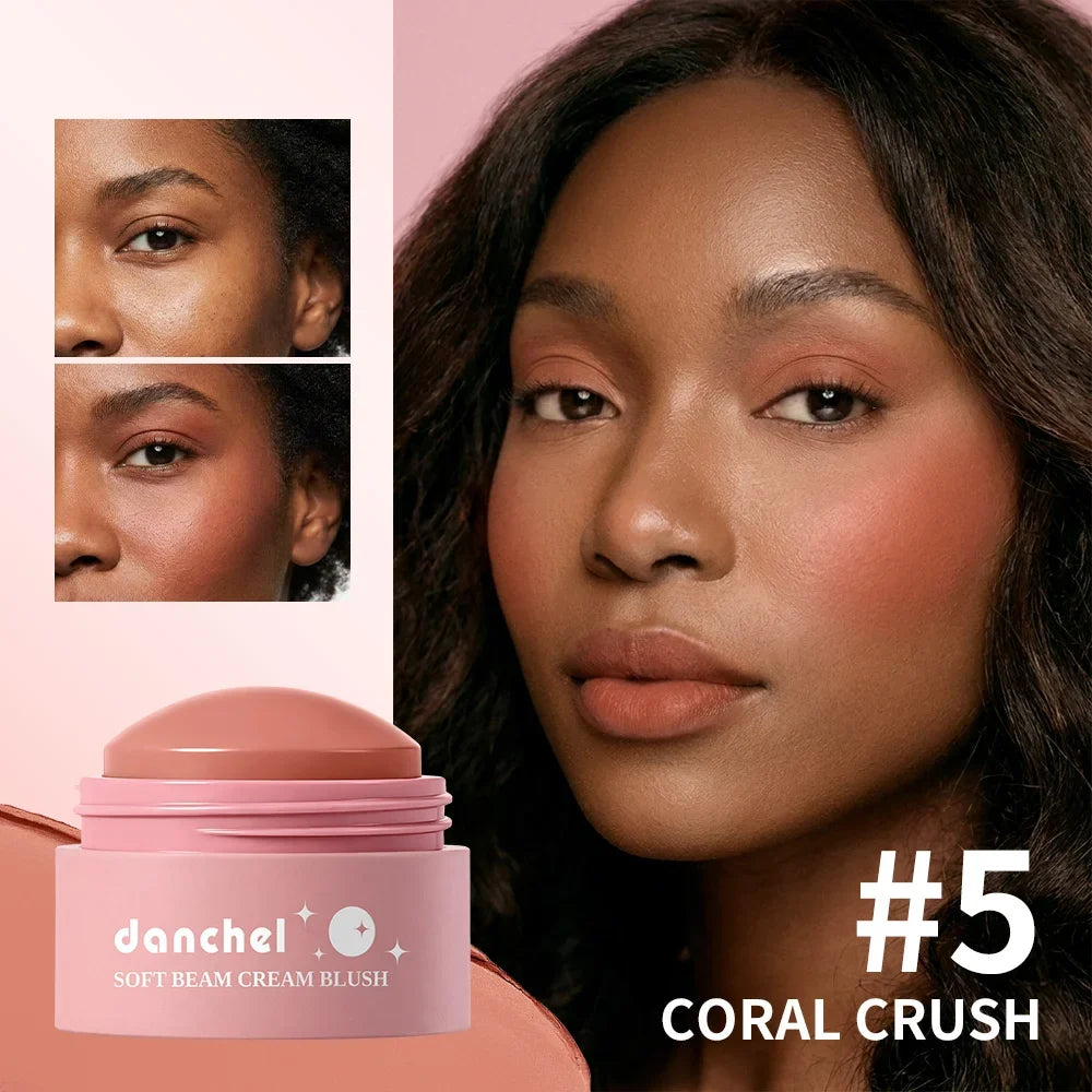 Matte Cream Blush Stick – Waterproof & Long-Lasting | 6 Shades