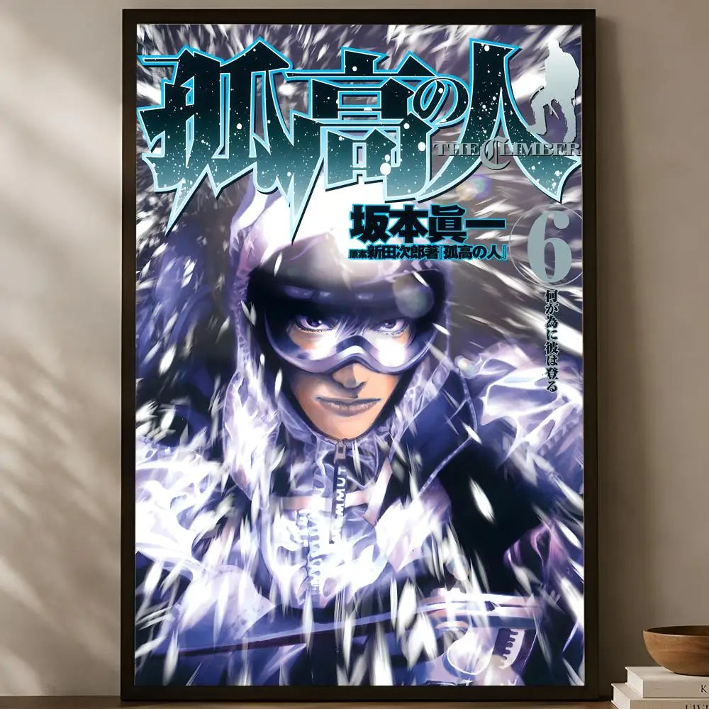 The Climber Manga Wall Art Poster – Self-Stick Waterproof Decor