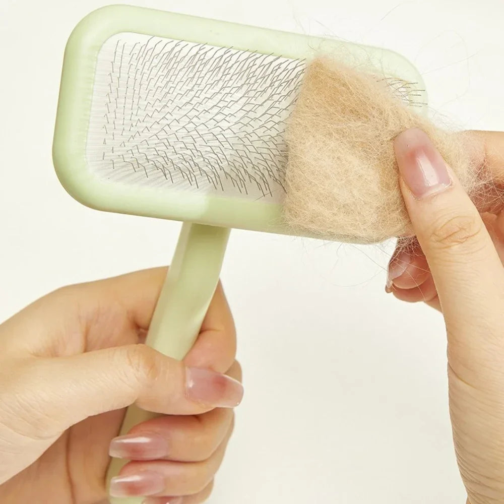 Stainless Steel Pet Grooming Brush for Dogs & Cats