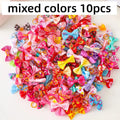 10-Pack Cute Puppy Bow Hair Accessories for Dogs & Cats