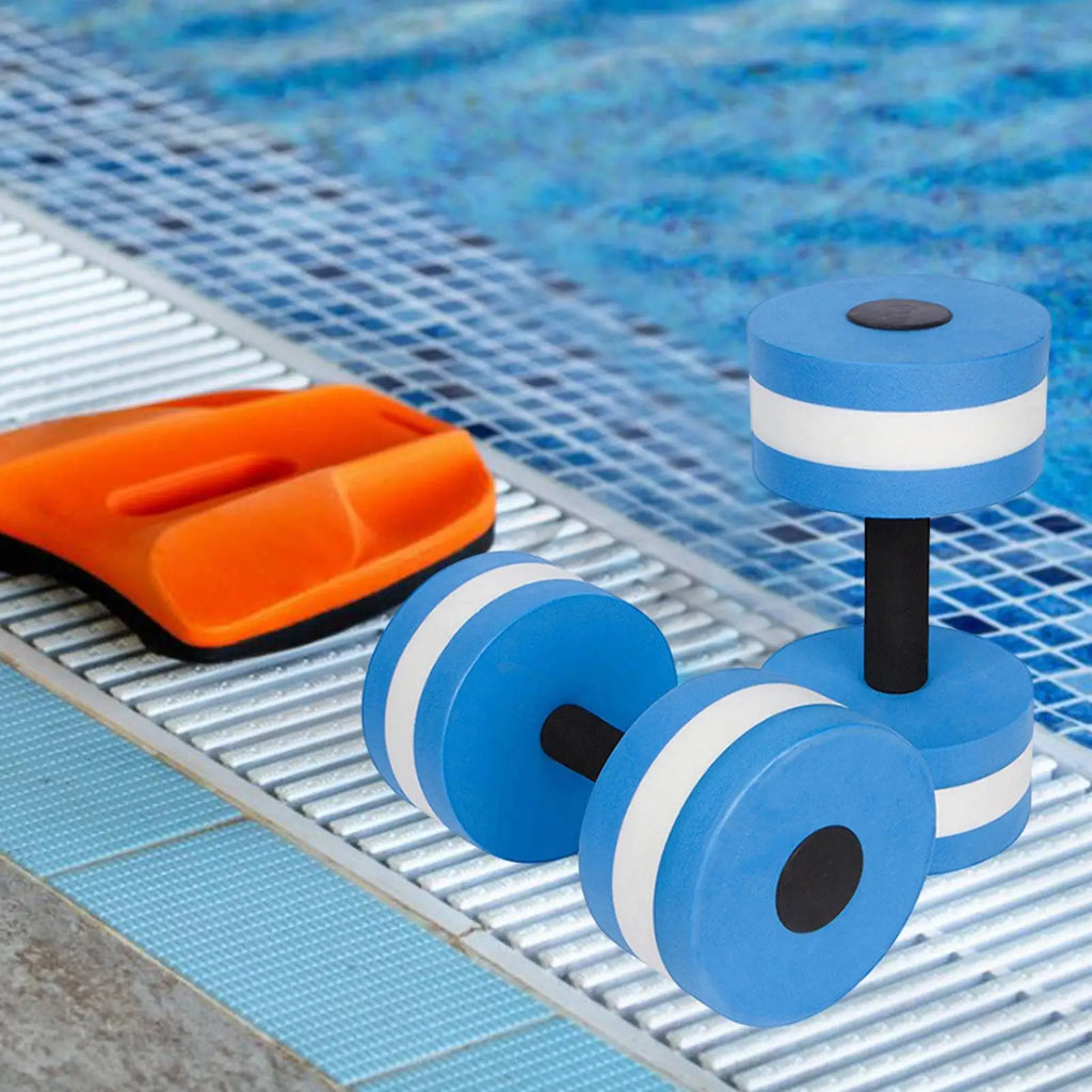 Water Dumbbells Pool Exercise Floating Weights EVA Foam Lightweight