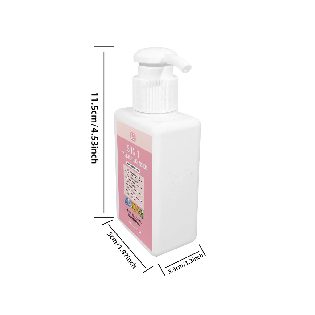 veérenae 5-in-1 Facial Cleanser – Face, Lip & Eye Makeup Remover