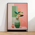 Modern Branches & Leaves Canvas Wall Art Print | Home Decor