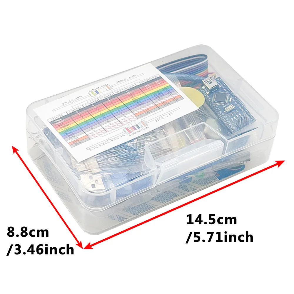 Arduino Nano Starter Kit – LED, Resistor & Components Set