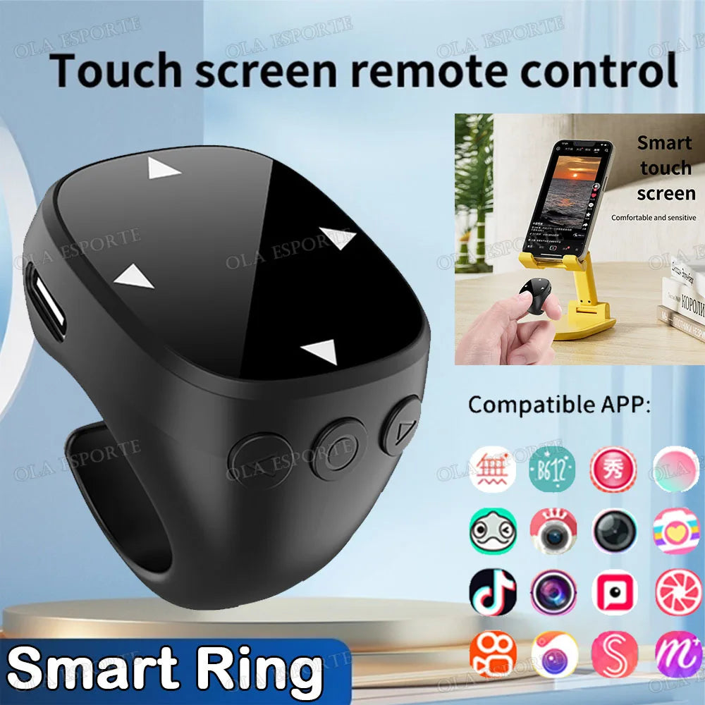 Remote Control Touch Screen Page Turner Web Bluetooth Camera Video