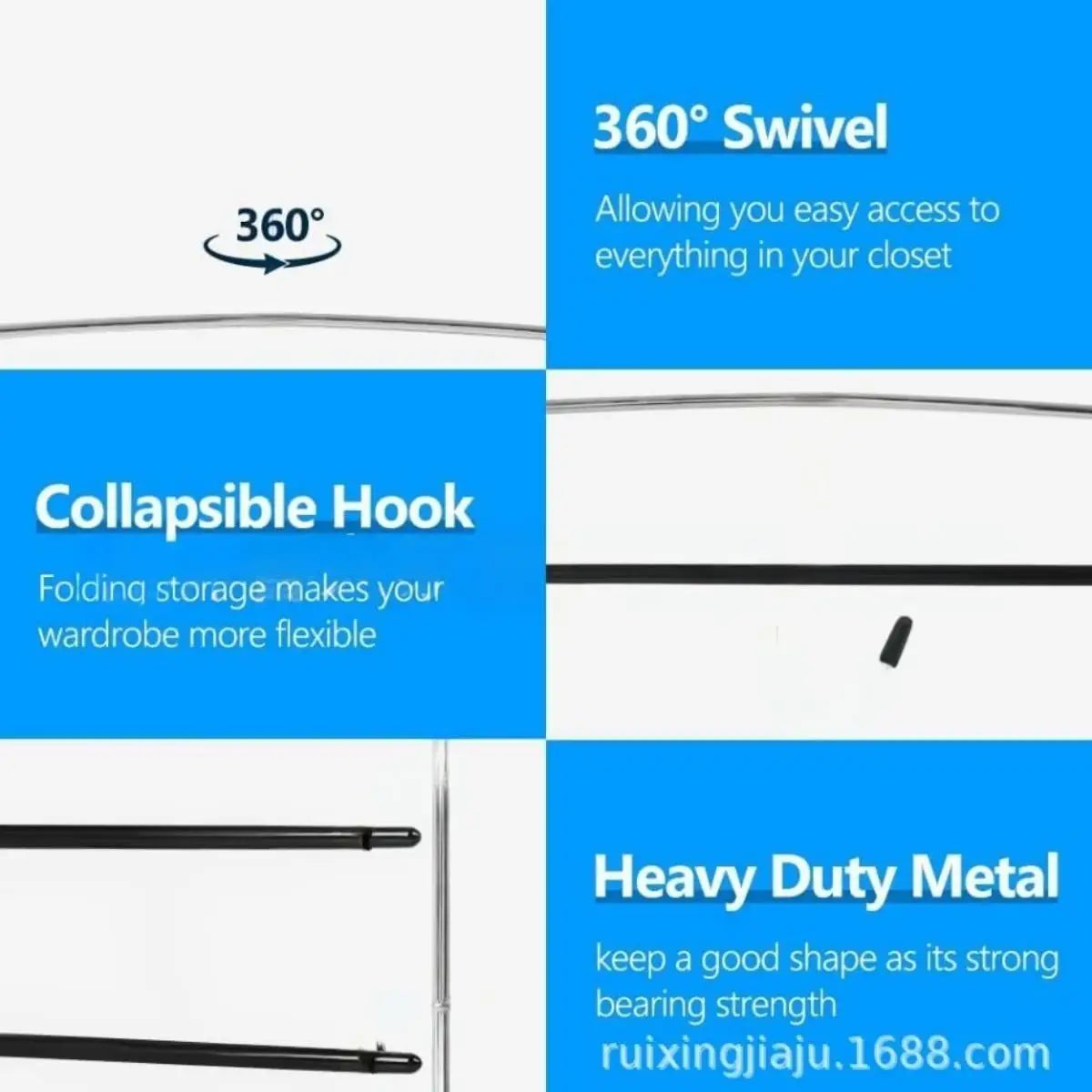 Five-layer Foam Pants Rack Plastic Rubber Coating Multi-layer