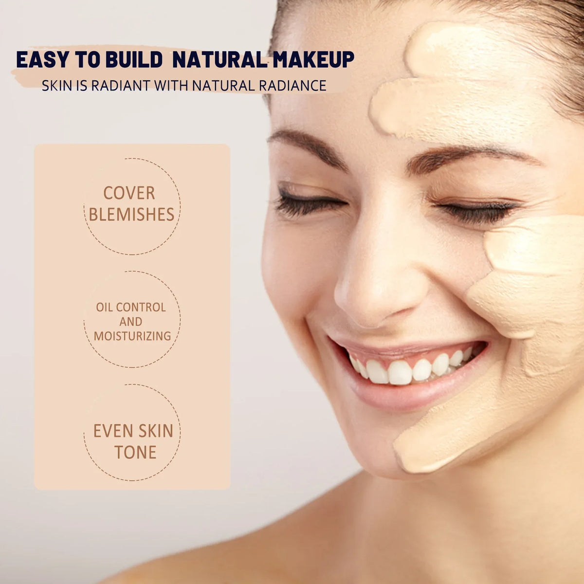 EELHOE CC Foundation Cream – Full Coverage & Brightening 30ml
