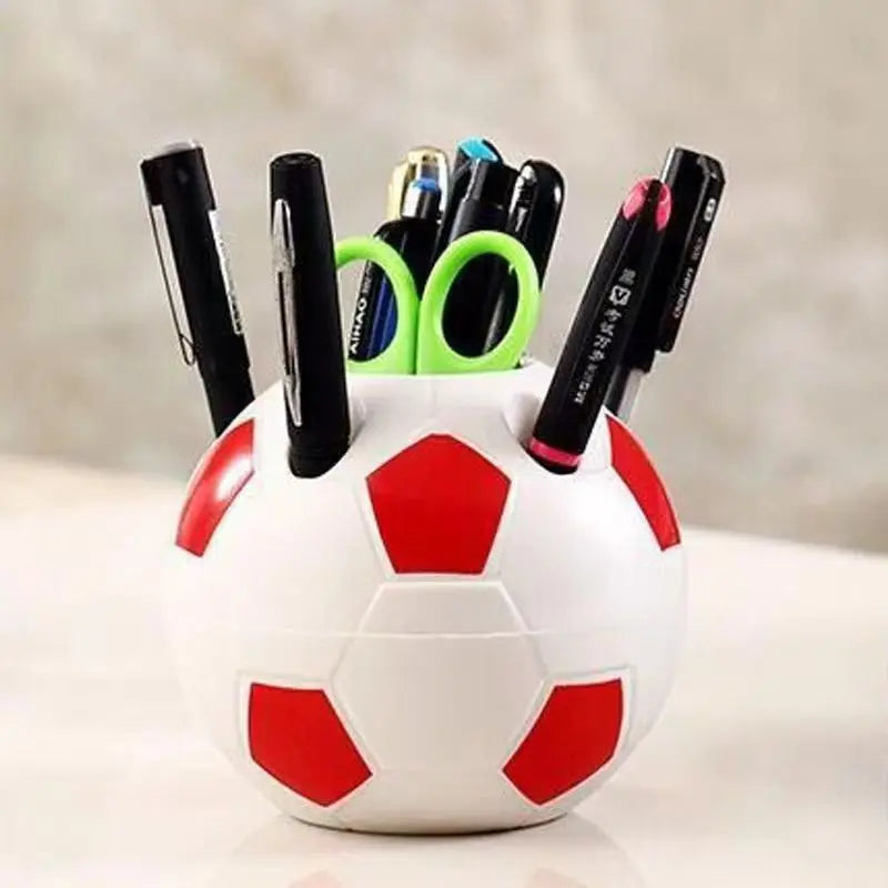 Soccer Ball Pen Pencil & Toothbrush Holder | Desk Organizer