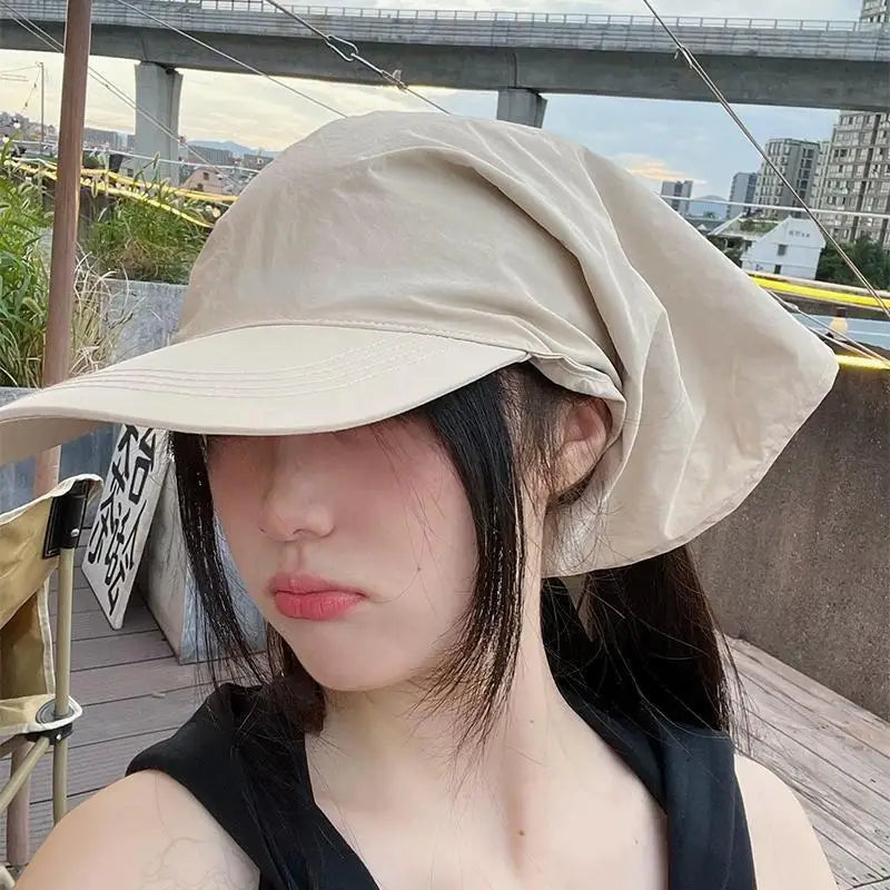Baseball Cap with Detachable Neck Flap | Sun Protection Hat