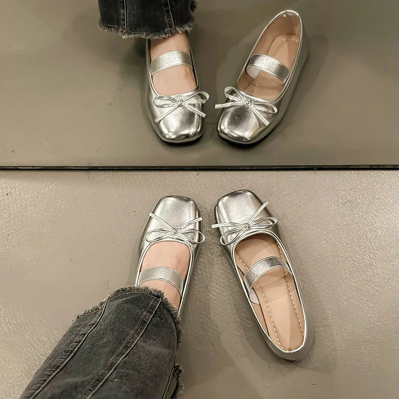 Women's Slip-On Ballet Flats – Vintage Mary Jane Flat Shoes