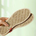 Artemisia Argyi Cotton Linen Insoles – Breathable Odor Resistant