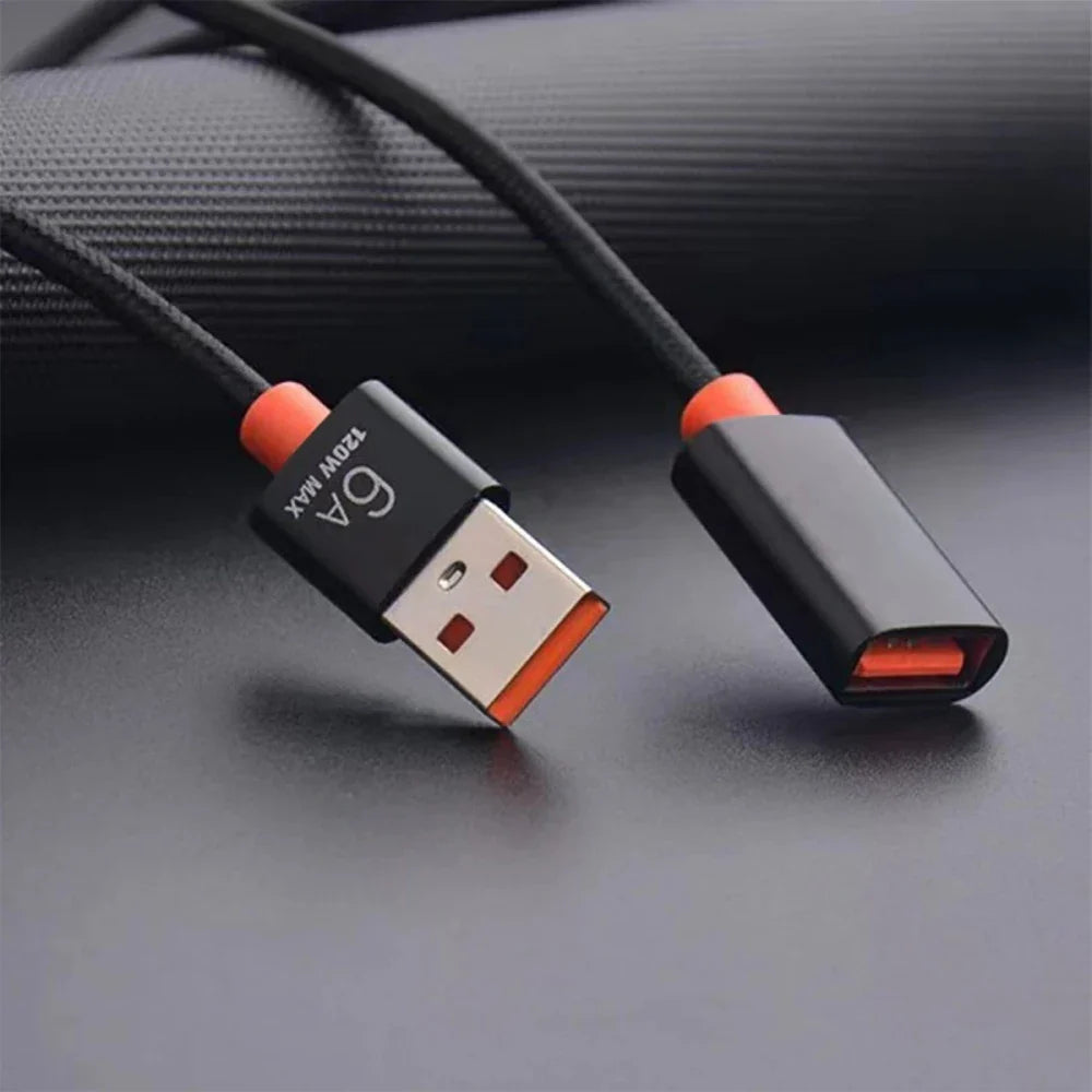 USB 3.0 Extension Cable Male to Female | 6A Fast Charging & Data