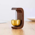 Magnetic Wood Copper Decorative Bell – Beech & Walnut Door Chime