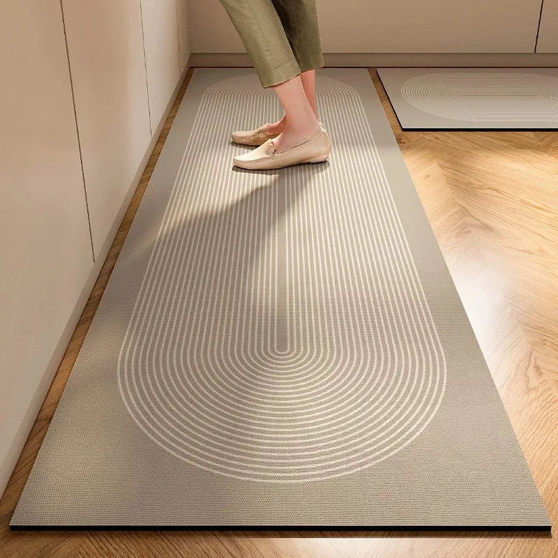 Anti-Slip Absorbent Suede Sponge Mat – Kitchen & Bathroom