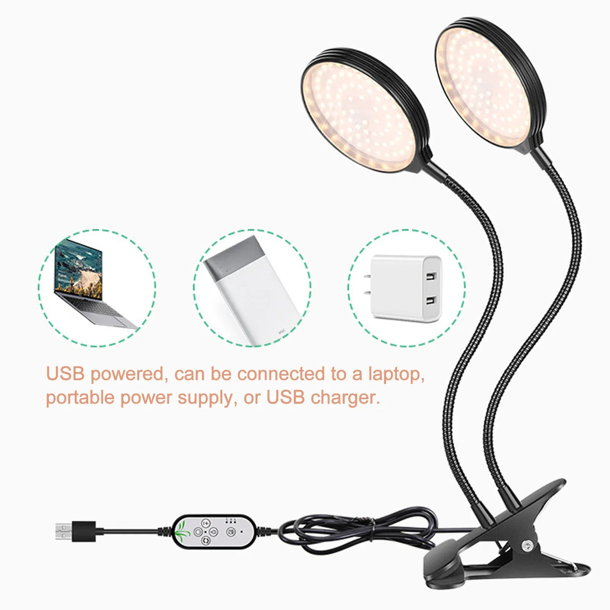30W LED Plant Grow Light Full Spectrum Growth Indoor Greenhouse Lamp