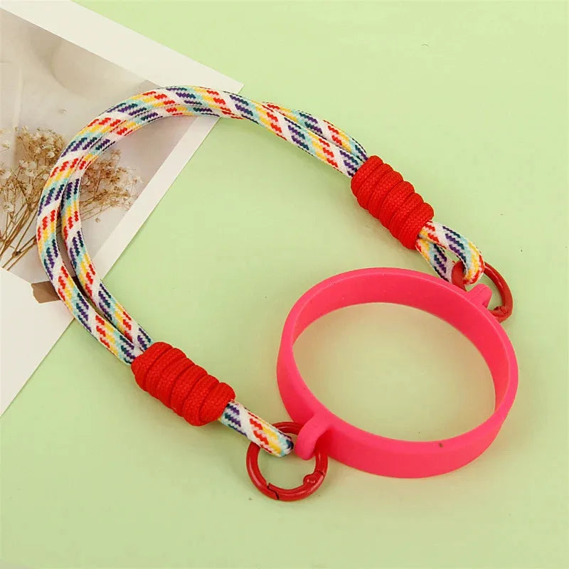Boho Silicone Water Bottle Sling Strap | Fits 12–40oz Bottles