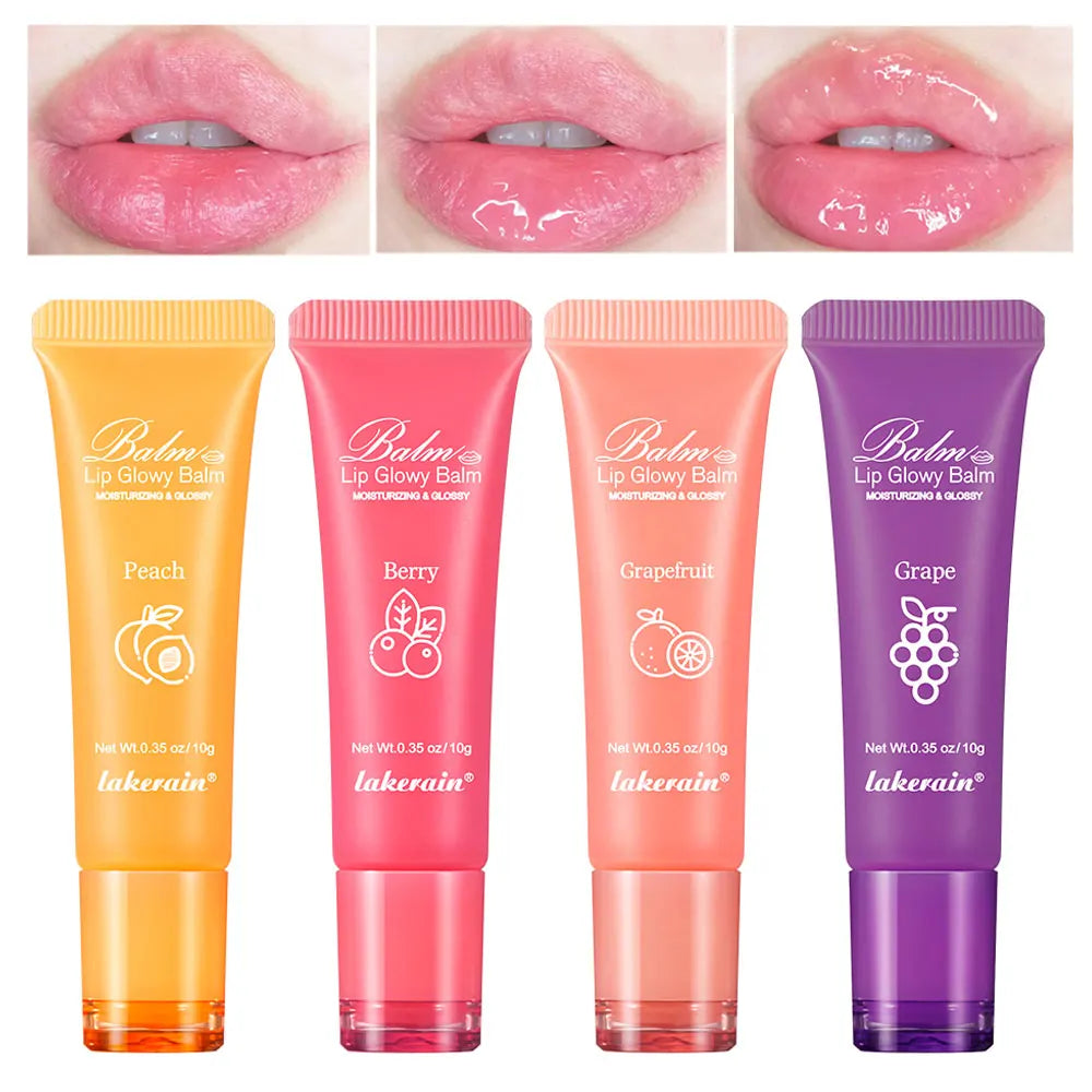Lip Glow Balm Gel Mask – Moisturizing Peach & Grape | 10g