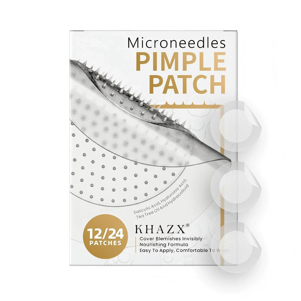Acne Microneedle Patches 12/24pc – Hydrocolloid Overnight Spots