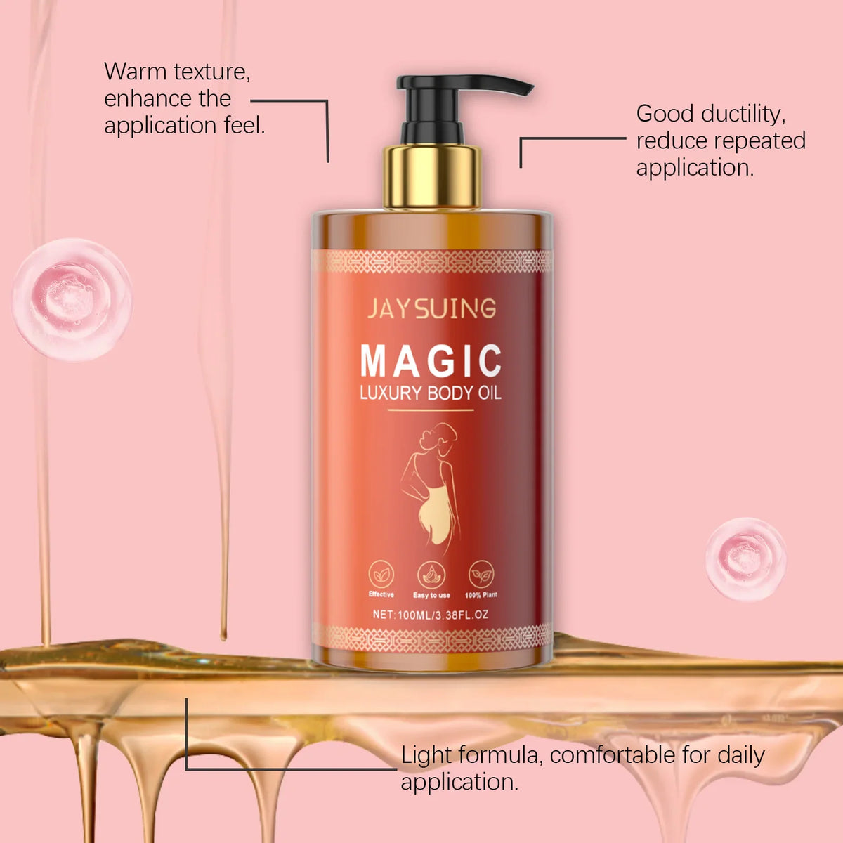 Jaysuing Body Firming Oil – Skin Tightening & Hydrating 100ml