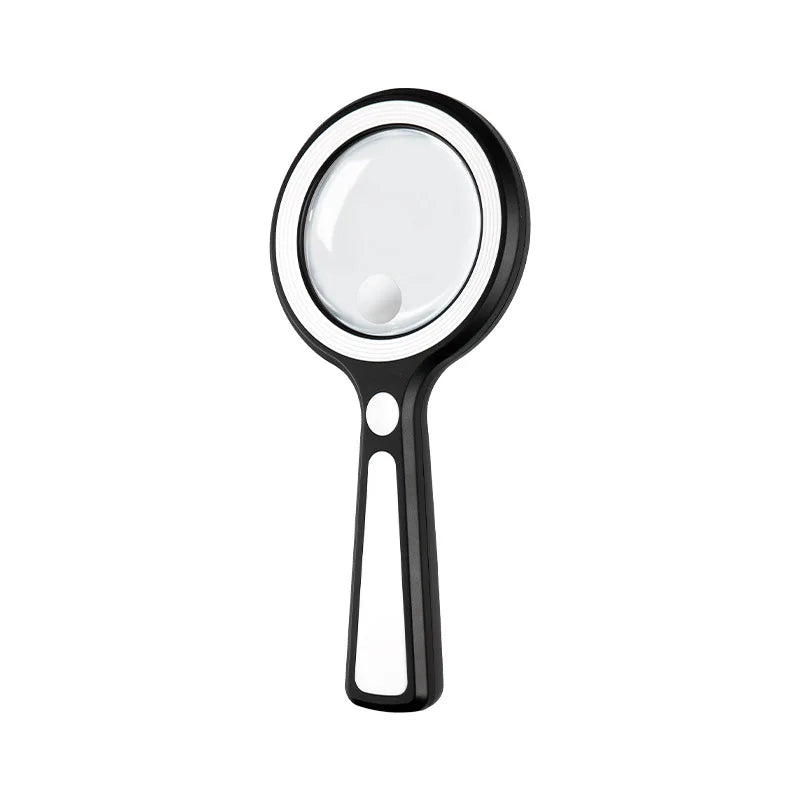 Rechargeable Handheld Magnifying Glass with LED Light