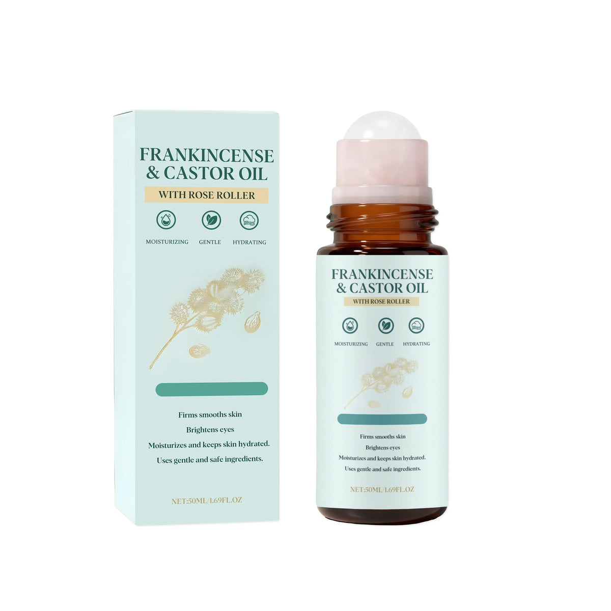 Frankincense & Castor Oil Rollerball – Nourishing Face & Body Oil