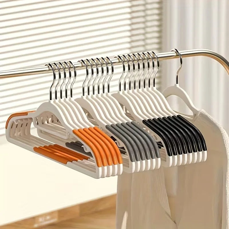 10 Velvet Hangers 20 Clips Heavy-duty Anti Slip Hanger Wardrobe