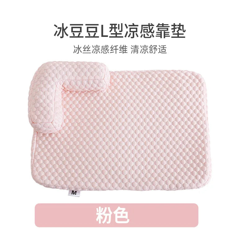 Spring Summer Dog Cool-feeling Cushions Sofas Beds Cat Pet Ice Silk