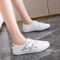 Women's Mesh Slip-On Sneakers – Flat Casual Sport Shoes