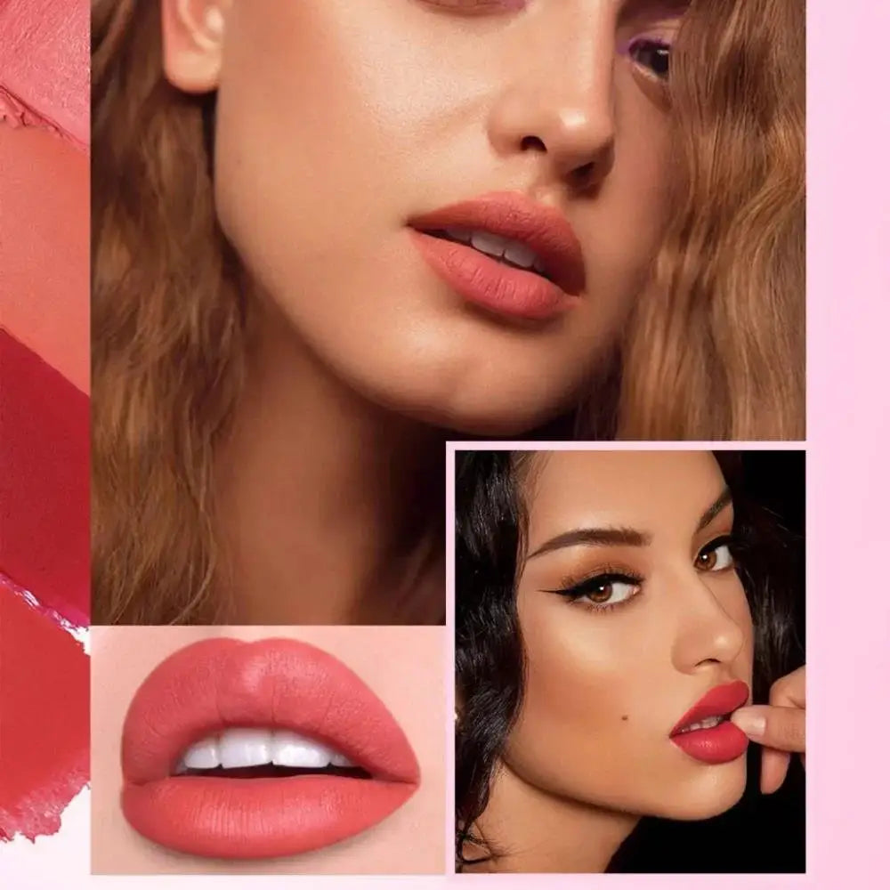 SAM SUGAR 6-Piece Matte & Pearlescent Lipstick Set | Long Lasting